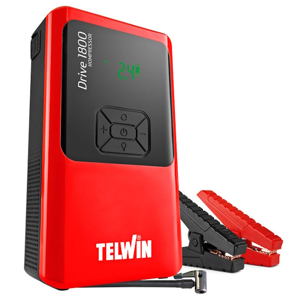 TELWIN AVVIATORE PORTATILE COMPATTO DRIVE 1800 KOMPRESSOR 12V