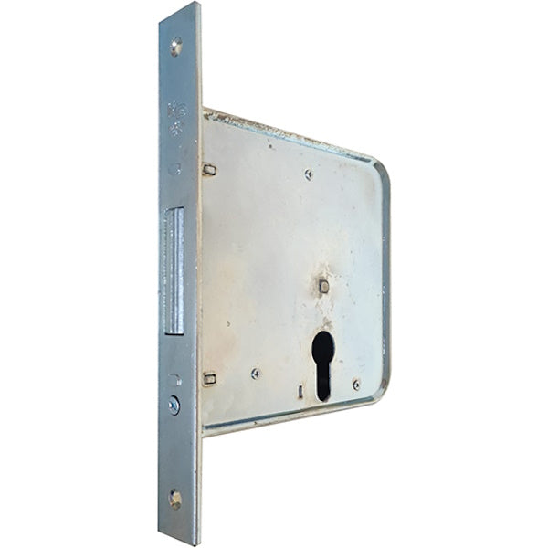 MG SERRATURA INFILARE A DOPPIO GANCIO PER CANCELLI CON CILINDRO ART.562