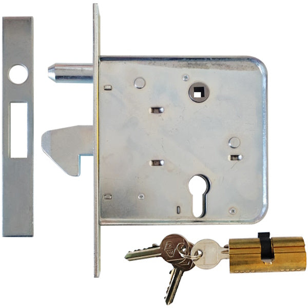 MG SERRATURA INFILARE A GANCIO PER CANCELLI CON CILINDRO ART.568