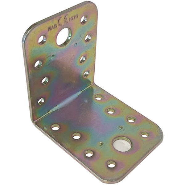 MINUTEX PIASTRA GIUNZIONE PIEGATA NON NERVATA MM55X65X2,5 ZINCATA