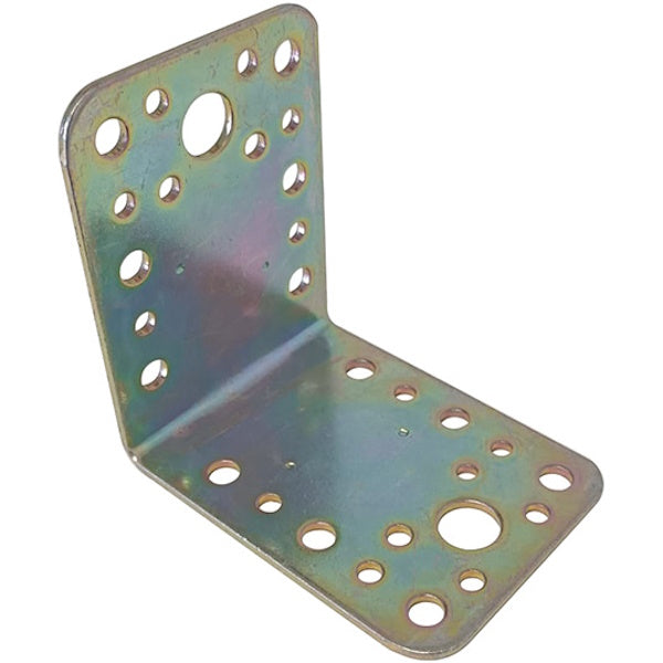 MINUTEX PIASTRA GIUNZIONE PIEGATA NON NERVATA MM65X85X2,5 ZINCATA