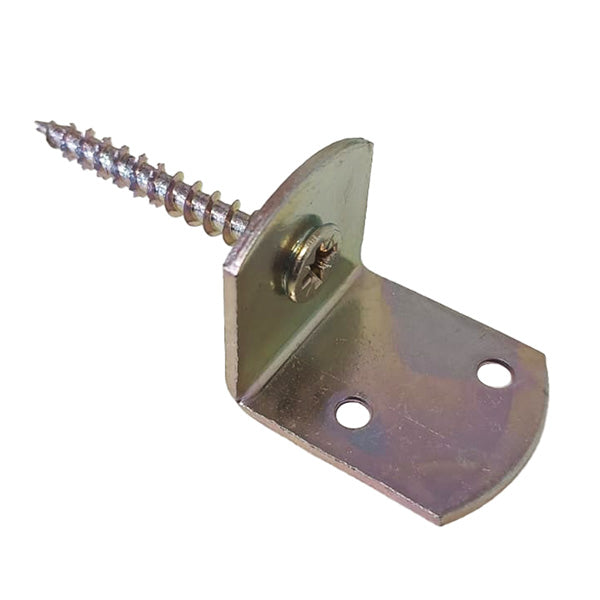 MINUTEX PIASTRINA GIUNZIONE PIEGATA CON VITE D.MM6 MM30X37X30 ZINCATA