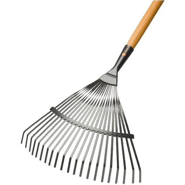 AGEF RASTRELLO SCOPA 21 DENTI FISSI MANICO IN FRASSINO CM140 FSC 100%