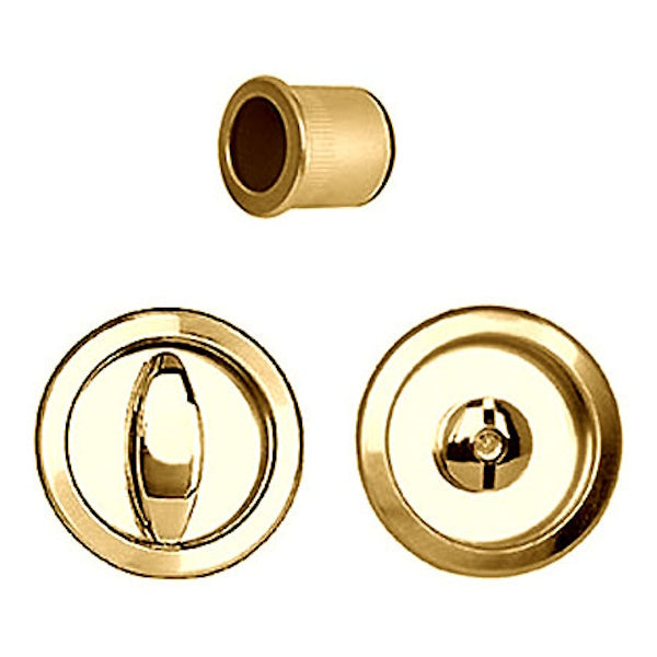 AGB KIT ROSETTE WC PER PORTE SCORREVOLI BAGNO ART.1920.12 OTTONE