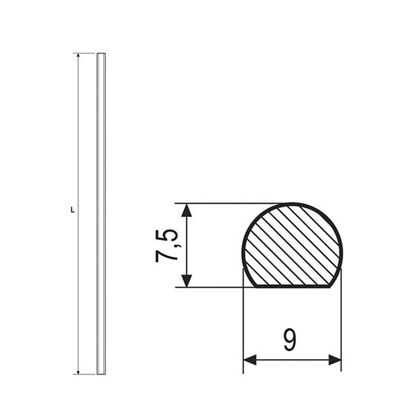 AGB ASTA DI CHIUSURA PER SPAGNOLETTE NERA