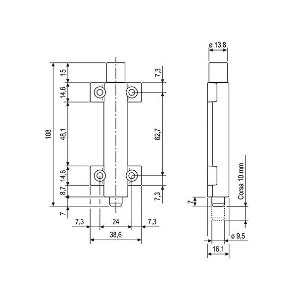 AGB INVERTITORE PER SPAGNOLETTE UNICA