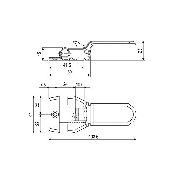AGB SPAGNOLETTA A SCATTO SERIE 2K ART.00301