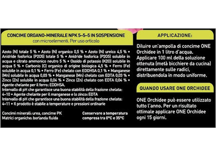 NUTRI ONE ORCHIDEE CONCIME LIQUIDO CONCENTRATO 20X2ML