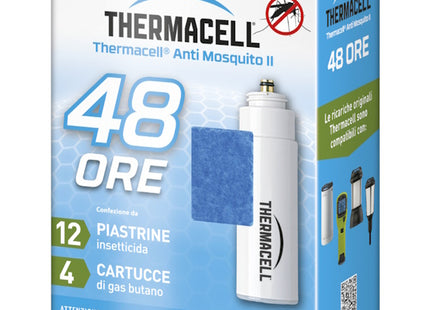 THERMACELL RICARICHE DISPOSITIVO PORTATILE ANTIZANZARE  48H