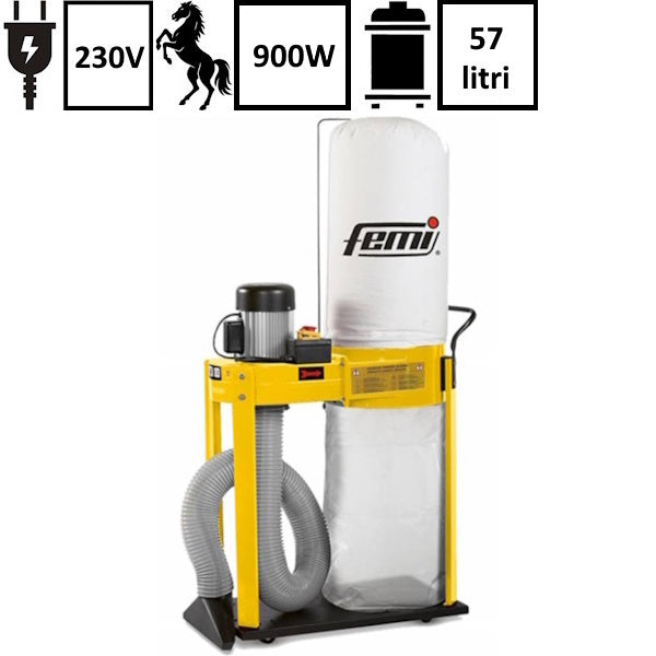 FEMI ASPIRATORE A CICLONE DC 350 PLUS  900W 230V