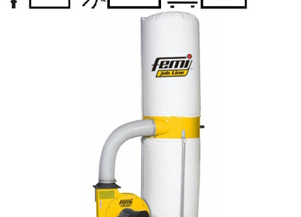 FEMI ASPIRATORE A CICLONE ART. DC 351 PLUS 1500W 230V