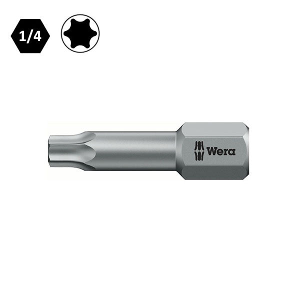 WERA INSERTO BIT 867/1 PER VITI TORX ATTACCO DA 1/4"