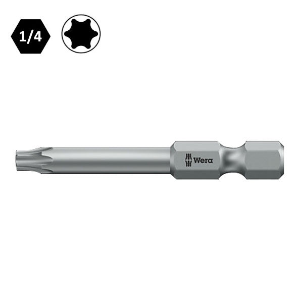 WERA INSERTO BIT 867/4 Z PER VITI TORX ATTACCO DA 1/4"