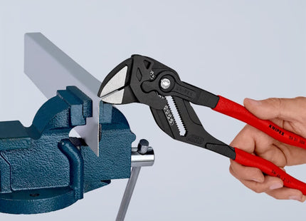 KNIPEX PINZA CHIAVE PER SERRARE BRUNITA CON MANICI RIVESTITI MM300