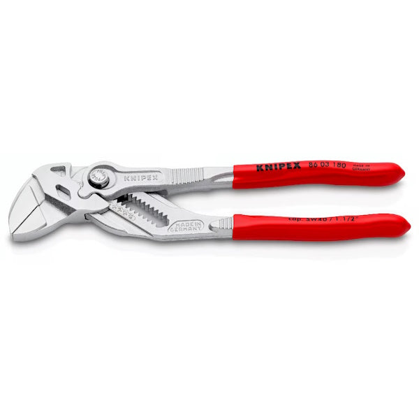 KNIPEX PINZA CHIAVE PER SERRARE CROMATA CON MANICI RIVESTITI MM180