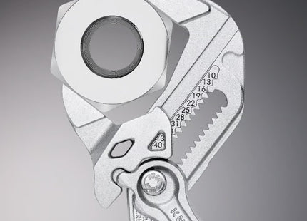 KNIPEX PINZA CHIAVE PER SERRARE CROMATA CON MANICI RIVESTITI MM180