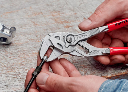 KNIPEX PINZA CHIAVE PER SERRARE CROMATA CON MANICI RIVESTITI MM180