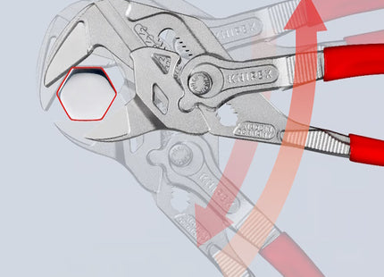KNIPEX PINZA CHIAVE PER SERRARE CROMATA CON MANICI RIVESTITI MM250