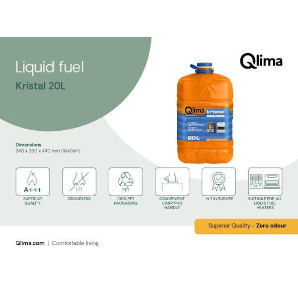 QLIMA COMBUSTIBILE KRISTAL IN TANICA DA LT20