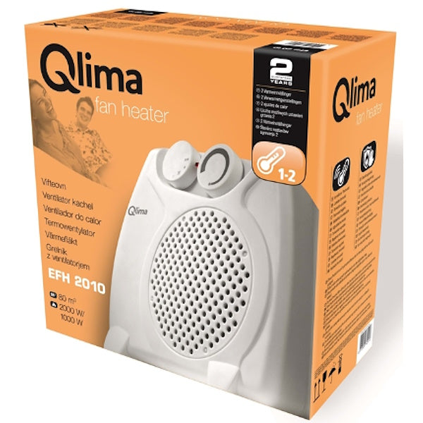 QLIMA TERMOVENTILATORE PORTATILE EFH 2010 BIANCO*