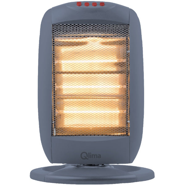 QLIMA STUFA ALOGENA PORTATILE DA TERRA EIH 1200 GRIGIA*