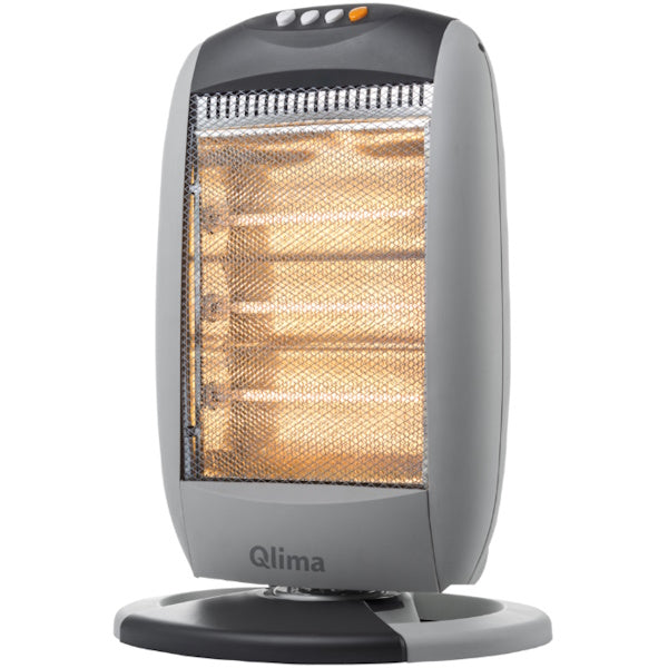 QLIMA STUFA ALOGENA PORTATILE DA TERRA EIH 1200 GRIGIA*