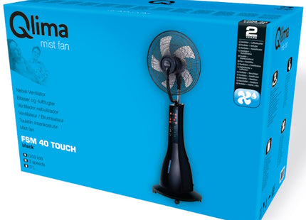 QLIMA RAFFRESCATORE D'ARIA PORTATILE MOD. FSM40 TOUCH NERO