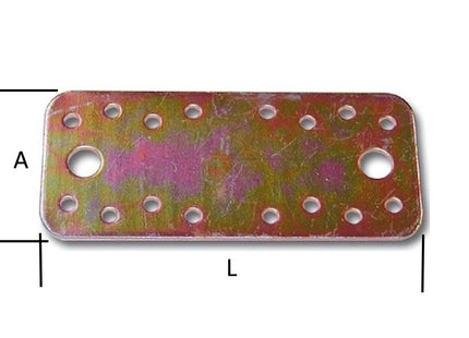 MINUTEX PIASTRA GIUNZIONE DIRITTA MM130X55X2,5 ACCIAIO ZINCATO