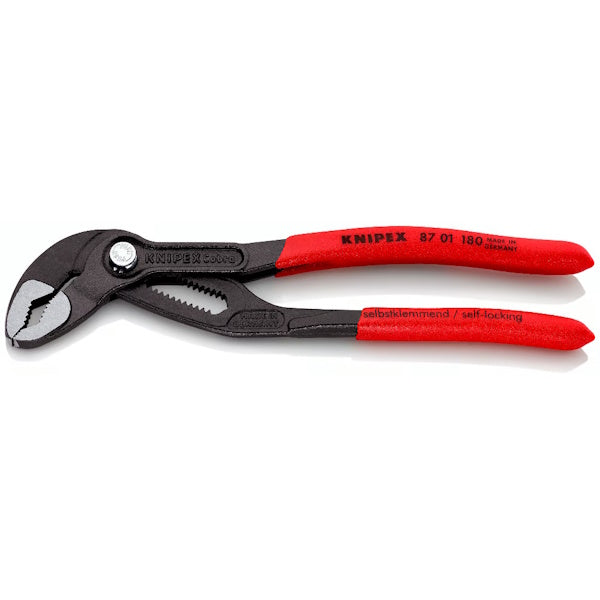KNIPEX PINZA COBRA REGOLABILE PER TUBI E DADI MM180