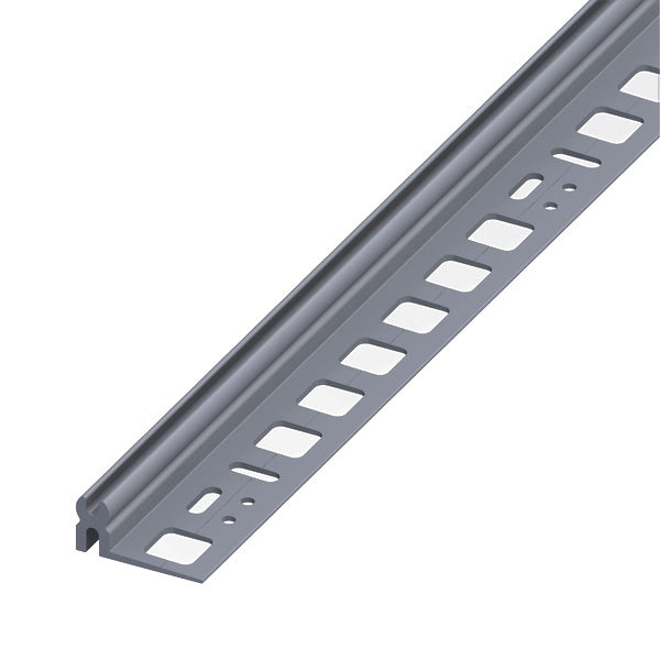 ALFER PROFILO DI SUPPORTO PVC GRIGIO MM13,5X30 MT1