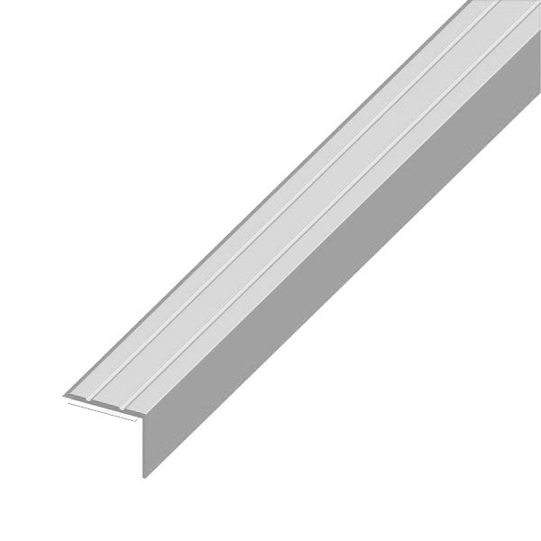 ALFER PROFILO DI CHIUSURA PER ANGOLI ALLUMINIO ARGENTO MM25X8 MT1