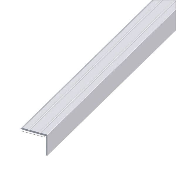 ALFER PROFILO ANGOLARE DI CHIUSURA ADESIVO ALLUMINIO ARGENTO MM25X 8 MT2