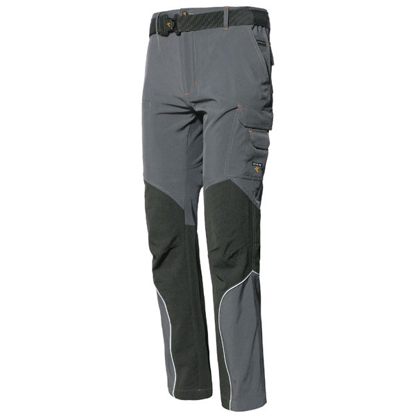 ISSA PANTALONE DA LAVORO EXTREME LIGHT MULTITASCHE COLORE GRIGIO