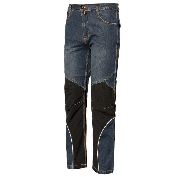 ISSA PANTALONE DA LAVORO JEANS EXTREME COLORE BLU