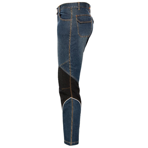 ISSA PANTALONE DA LAVORO JEANS EXTREME COLORE BLU