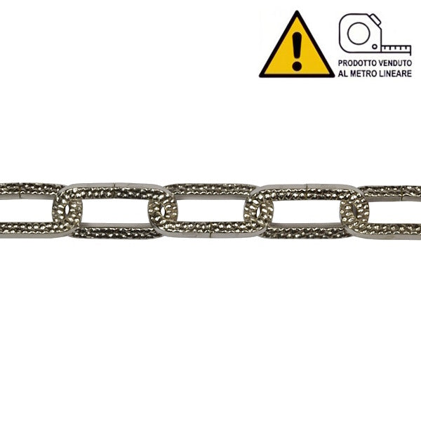 MINUTEX CATENA FILO QUADRO IN ACCIAIO NICHELATO MOD. 886 D.MM 2