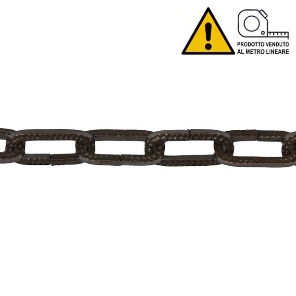 MINUTEX CATENA FILO QUADRO IN ACCIAIO BRONZATO MOD. 886 D.MM 2