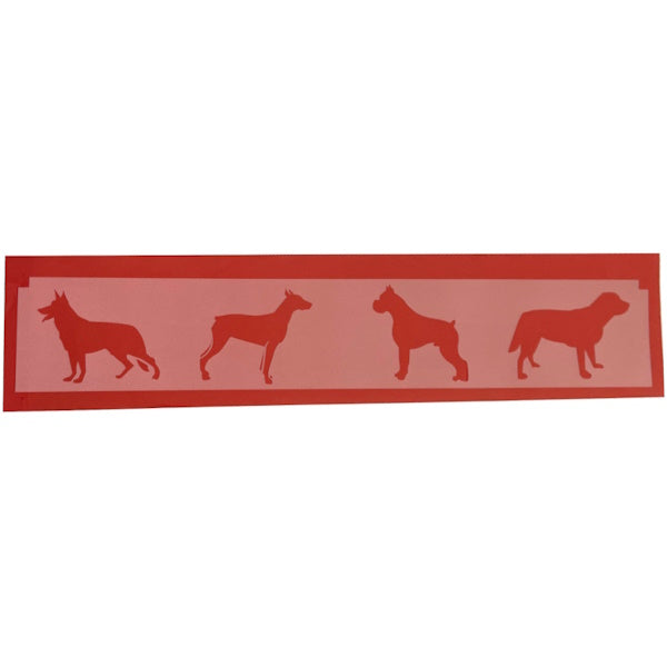 THE MASKS STENCIL DOGS N1 MM110X620