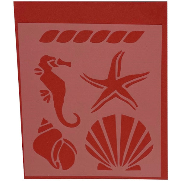 THE MASKS STENCIL SEA LIFE MM160X190