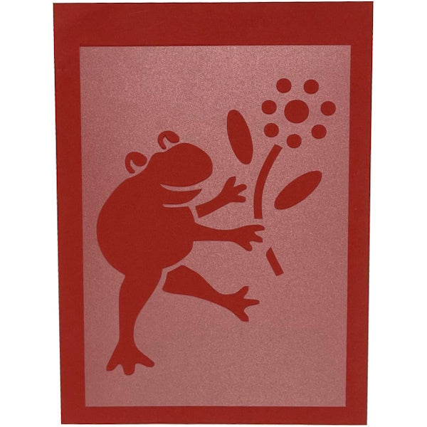 THE MASKS STENCIL CROAK MM128X180