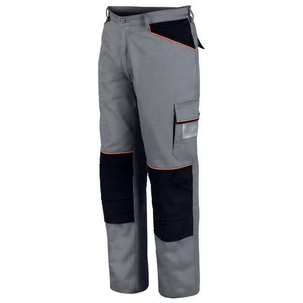 ISSA PANTALONE DA LAVORO SHOT MULTITASCHE COLORE GRIGIO
