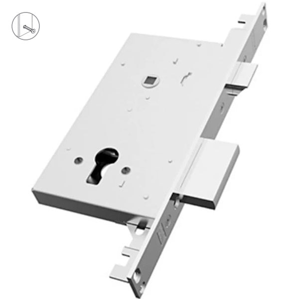 MOTTURA SERRATURA DA INFILARE TRIPLICE PER CILINDRO YALE AMBIDESTRA