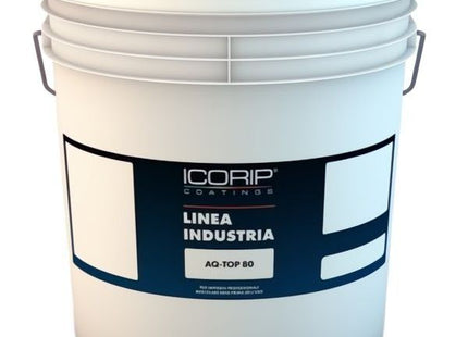 ICORIP AQ-TOP 80 SMALTO ACRILICO ALL'ACQUA NEUTRO LUCIDO KG 0,8