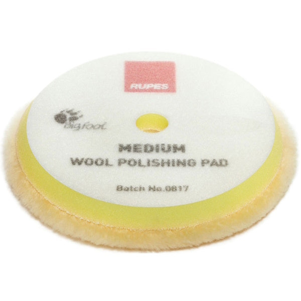 RUPES TAMPONE IN LANA GIALLA MEDIUM D.MM150/170 CONF.DA PZ2*