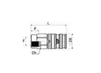 ANI ART. 90/R-2 RUBINETTO RAPIDO GIGANTE FILETTATO FEMMINA 1/2"F