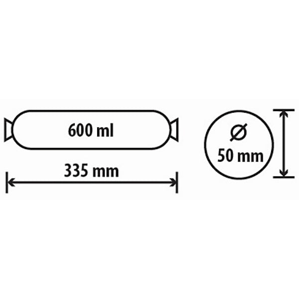 EUROCHIMICA PISTOLA A TUBO PER MATERIALE SCIOLTO E SACCHETTI DA ML600