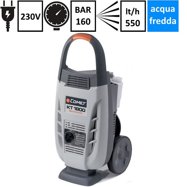 COMET IDROPULITRICE ACQUA FREDDA KT 1800 GOLD EXTRA 160BAR 230V*