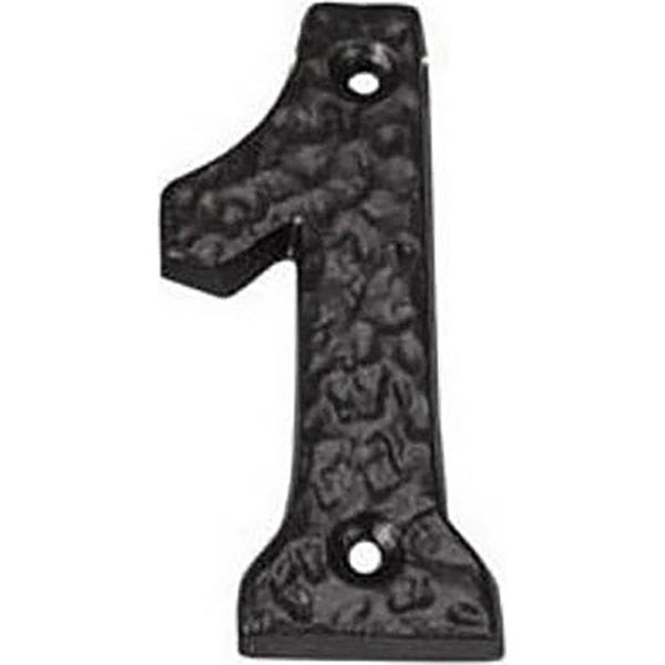 COTTALI NUMERO IN FERRO NERO MM75 N.1