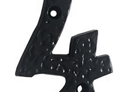 COTTALI NUMERO IN FERRO NERO MM75 N.4