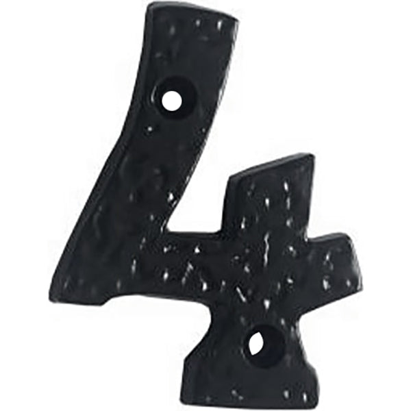 COTTALI NUMERO IN FERRO NERO MM75 N.4